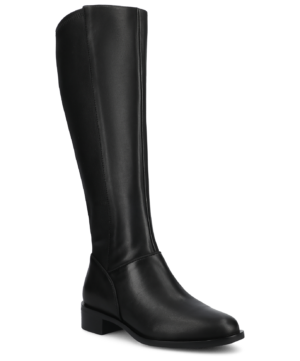 The Starling Tall Boot - Black Leather