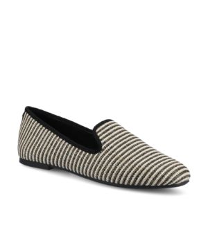 The Starling - Black/Off White Two Tone Raffia